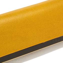 Pre Owned Fendi Multicolor Leather Rush Wristlet Clutch