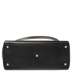 Pre Owned Fendi Black Leather Medium 2Jours Tote