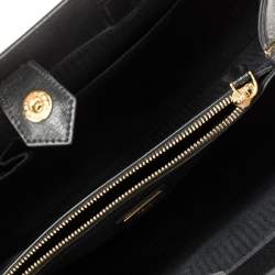 Pre Owned Fendi Black Leather Medium 2Jours Tote