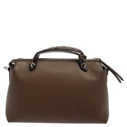 Pre Owned Fendi Tobacco Leather By The Way Medium Bag