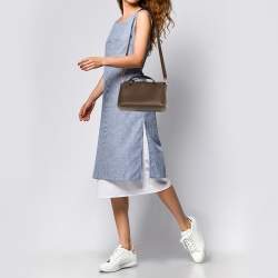 Pre Owned Fendi Tobacco Leather By The Way Medium Bag