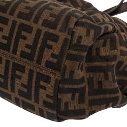 Pre Owned  Fendi Tobacco Zucca Canvas and Leather Borsa Chef Tote