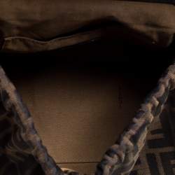 Pre Owned  Fendi Tobacco Zucca Canvas and Leather Small Magic Satchel