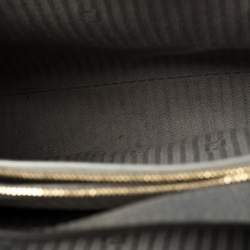 Pre Owned Fendi Grey Leather Mini 2jours Tote
