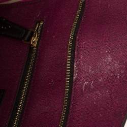 مملوكة مسبقًا Fendi Tobacco Zucca Coated Canvas Spalmati Roll Shopper Tote