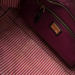 مملوكة مسبقًا Fendi Tobacco Zucca Coated Canvas Spalmati Roll Shopper Tote