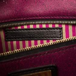 مملوكة مسبقًا Fendi Tobacco Zucca Coated Canvas Spalmati Roll Shopper Tote