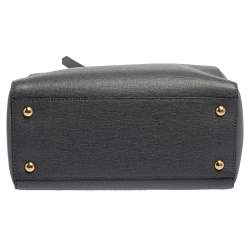 Pre Owned Fendi Grey Leather Mini 2Jours Tote