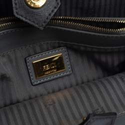 Pre Owned Fendi Grey Leather Mini 2Jours Tote