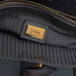 Pre Owned Fendi Grey Leather Mini 2Jours Tote