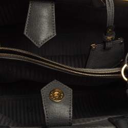 Pre Owned Fendi Grey Leather Mini 2Jours Tote
