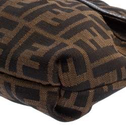 Pre Owned Fendi Tobacco Zucca Canvas and Leather Chef Hobo