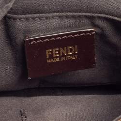 Fendi Tobacco Zucca Canvas Crossbody Bag