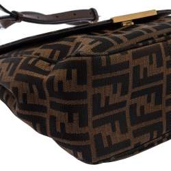 Fendi Tobacco Zucca Canvas Crossbody Bag