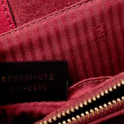 Pre Owned Fendi Magenta Leather Medium Sac 2jours Tote