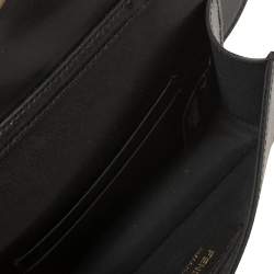 Pre Owned Fendi Black/Brown Leather FF Logo Belt Bag