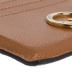 Pre Owned Fendi Brown Leather F is Fendi Card Holder