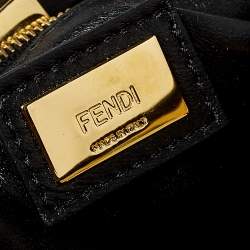 Pre Owned حقيبة فندي "بيكابو" بيد علوية ميني جلد أزرق