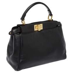 Pre Owned حقيبة فندي "بيكابو" بيد علوية ميني جلد أزرق