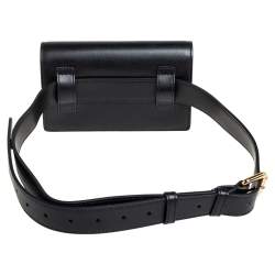 Fendi Black Leather Kan I Belt Bag