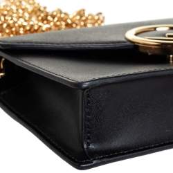 Fendi Black Leather Kan I Belt Bag