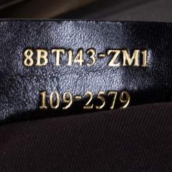 Pre Owned Fendi Grey Leather Maxi Baguette Flap Shoulder Bag