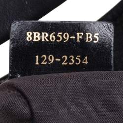 Pre Owned Fendi Black Zucchino Canvas Hobo