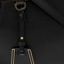 مملوكة مسبقًا Fendi Black Leather Mini 2jours Tote