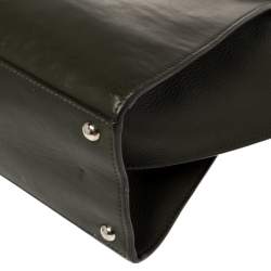 مملوكة مسبقًا Fendi Green Leather Large 3Jours Tote