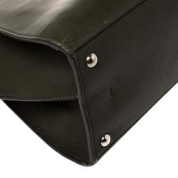 مملوكة مسبقًا Fendi Green Leather Large 3Jours Tote