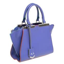 Pre Owned Fendi Lavender Leather Mini 3Jours Tote