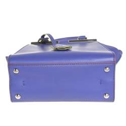 Pre Owned Fendi Lavender Leather Mini 3Jours Tote