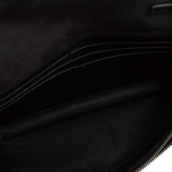 Fendi Black Leather Hypnoteyes Wallet on Chain