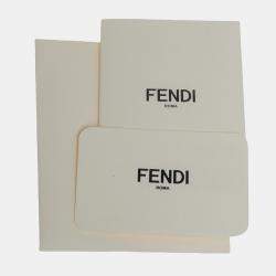Pre Owned Fendi Multicolor Leather Fila Logo Mania Kan I Top Handle Bag