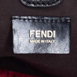 Pre Owned Fendi Multicolor Rose Zucca Fabric Tote