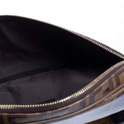 Fendi Brown Zucca Coated Canvas Spalmati Mania Belt Bag