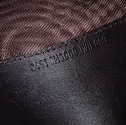 Pre Owned Fendi Tobacco Zucca Canvas and Leather Flap Continental Wallet