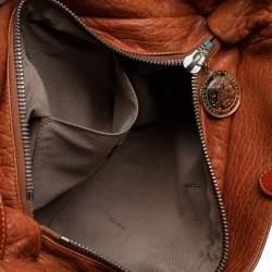 Pre Owned Fendi Brown Leather IT Tote 