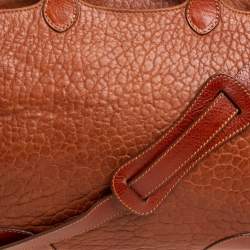Pre Owned Fendi Brown Leather IT Tote 