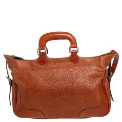 Pre Owned Fendi Brown Leather IT Tote 