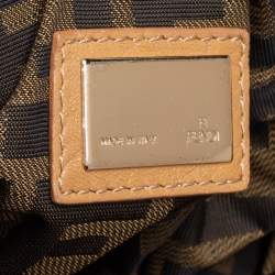 Pre Owned Fendi Tan/Brown Leather Spy Hobo