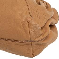 Pre Owned Fendi Tan/Brown Leather Spy Hobo