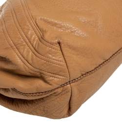 Pre Owned Fendi Tan/Brown Leather Spy Hobo