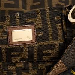 Pre Owned Fendi Multicolor Striped Fabric and Leather Limited Edition Chef Flap Bag 