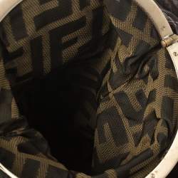 Pre Owned Fendi Brown Pebbled Leather Crispe Spy Bag 