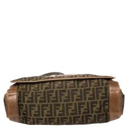 Fendi Tobacco Zucca Canvas Messenger Bag