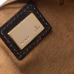 Pre Owned Fendi Tobacco Zucca Canvas and Leather Mille Feuille Hobo