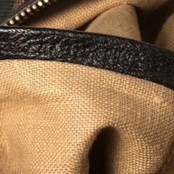 Pre Owned Fendi Tobacco Zucca Canvas and Leather Hobo