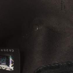 مملوكة مسبقًا Fendi Black Zucchino Coated Canvas Compact Wallet