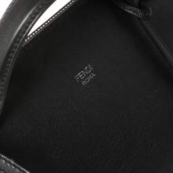 Pre Owned Fendi Black Leather Small By The Way Boston Bag